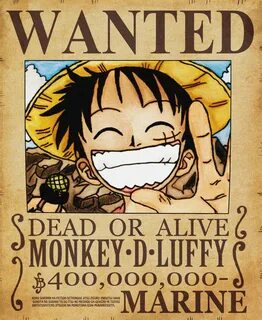 Wanted Poster Of Monkey D. Luffy Wallpapers - Wallpaper Cave