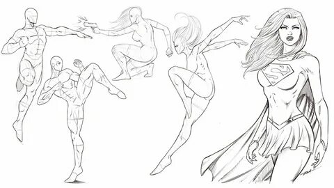 Drawing More POSES for Comics - Practice this Daily!!! - You