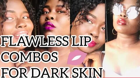 FLAWLESS LIP COMBOS FOR WOMEN OF COLOR/ DARK SKIN AFFORDABLE