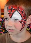 Spiderman Superhero face painting, Girl face painting, Face 
