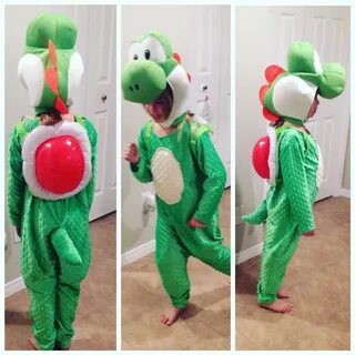 Yoshi Costume for 2015 Halloween. Yoshi costume, Mario hallo