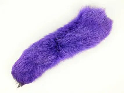 Dyed Fox Tail: Purple