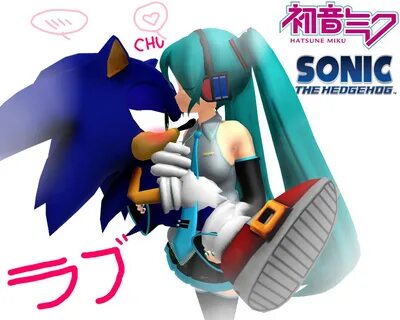 .: Hatsune Miku and Sonic the Hedgehog :. by HexDoodlez on D