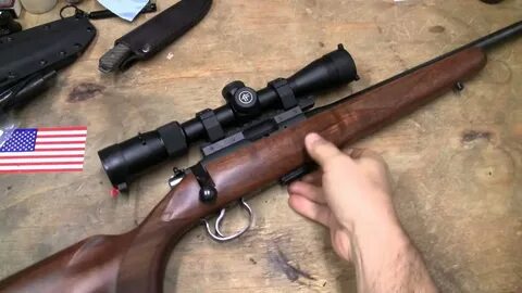 CZ 452 American Threaded Barrel Review - YouTube