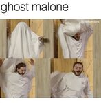 Ghost Malone Ghost Meme on ME.ME