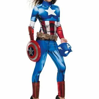 Купить Captain America Costume Marvel Universe Halloween Fan