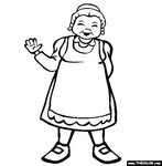 Mrs Claus Coloring Pages - Coloring Home