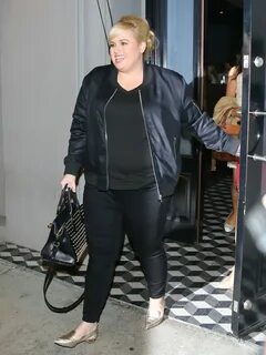 Rebel Wilson Bomber Jacket - Fashion Lookbook - StyleBistro