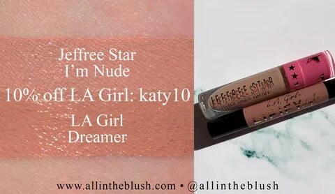 Jeffree Star I'm Nude Velour Liquid Lipstick Dupes - All In 