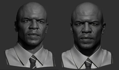 ArtStation - Terry Crews , Liam Grice Terry crews, Male face