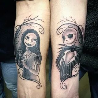 Jack And Sally Matching Couples Tattoos - Фото база