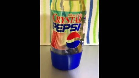 Rare Sealed Clear Crystal Pepsi 2-Liter Plastic Bottle From 