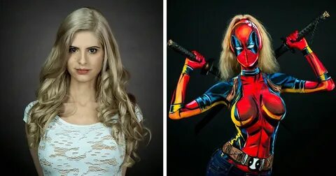 Cosplaying Artist Uses Body Paint to Transform Into Virtuall