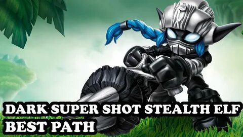 Skylanders Superchargers - Dark Super Shot Stealth Elf - Ste