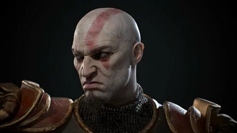 Alvaro Zabala Art - Kratos - God of War 2 - "Remastered"