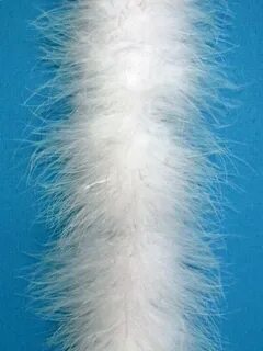 Feather Boa Marabou White 2 Yards Long (72")- Buy Online in 