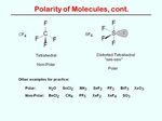 Chemical Bonding and Molecular Structure (Ch. 10) Molecular 