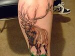 Animal Elk tattoo calf Elk tattoo, Antler tattoos, Tattoos