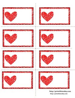 Free Printable Valentines Day Labels Imprimibles de amor, Co