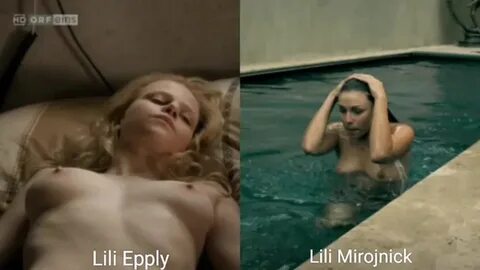 Nude actresses (Lili Epply, Lili Mirojnick) in sex scenes / 