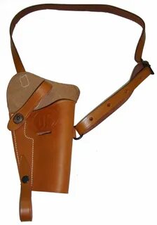 U.S. WWII M3 Brown Leather Shoulder Holster - Reproduction