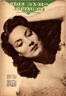 MARIA FELIX , Cine Radio Actualidad ,Cover in Uruguay Magazi