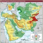 Southwest Asia Physical Map / LaPorte, Cheryl, Social Studie