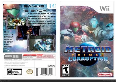 Viewing full size Metroid Prime 3: Corruption box cover