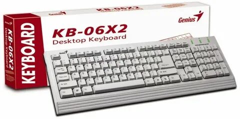 Клавиатура Genius KB06-X2, белый - купить в Ситилинк 91128