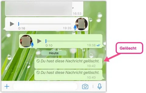 WhatsApp: Nachricht für immer Löschen - Für alle Empfänger -