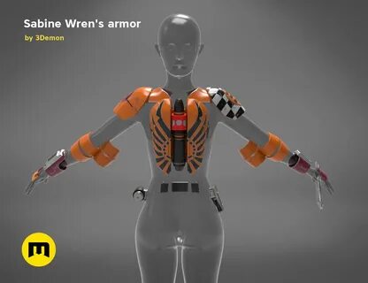 Sabine Wren whole costume separately - 3Demon - 3D print mod