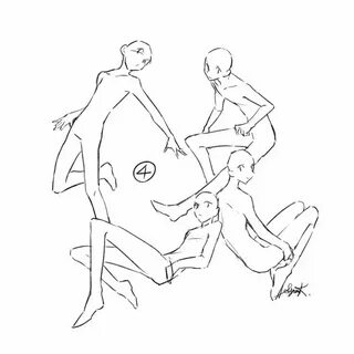 Group base - 4 art art reference, drawings и drawing poses D