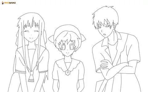 Fruits Basket Coloring Pages - AniYuki - Anime Portal