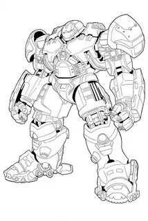 Hulkbuster 4 Coloring Page - Free Printable Coloring Pages f