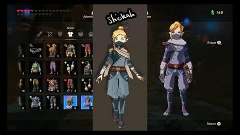 Linkle BOTW some outfit showcase (And some Concept Art) - Yo