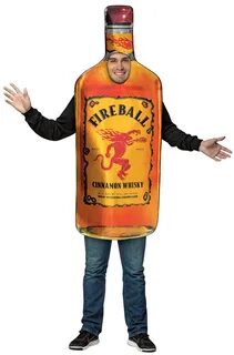 Fireball Get Real Bottle Adult Costume - PureCostumes.com