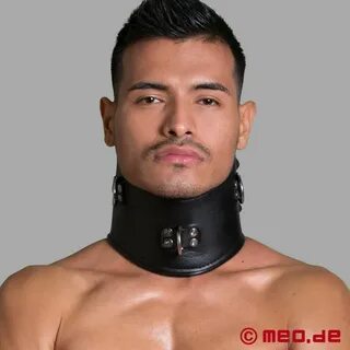 Buy Bondage Posture Collar - Leather neck corset from MEO BD