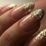 Glitter Makeup Art Ногти, Золотые ногти, Гелевые ногти