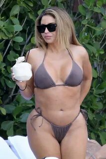 LARSA PIPPEN in Bikini at a Pool in Miami 03/13/2021 - HawtC