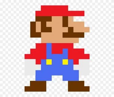 Mario Sprite Png - Mario 8 Bits, Transparent Png - 480x640(#