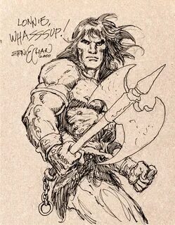 Conan by Ernie Chan Conan the barbarian comic, Conan the bar