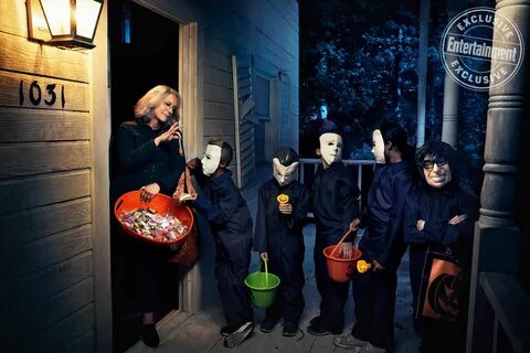 See exclusive photos from Halloween star Jamie Lee Curtis' E