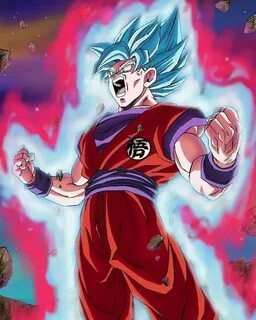 Goku Super Saiyajin Blue Kaioken x20 Dragon ball art goku, A