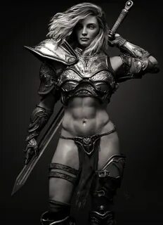ArtStation - Explore Warrior woman, Fantasy female warrior, 