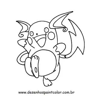 Raichu Coloring Pages - Coloring Home