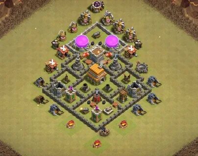 Clash of Clans Расстановки Баз Best тх6 базовые планировки В