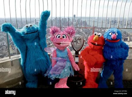 Elmo, Cookie Monster, Abby Cadabby and Grover from "Sesame S