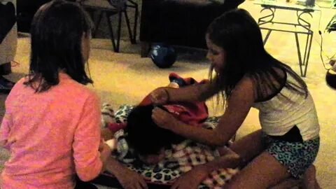 Sisters prank sleeping brother - YouTube