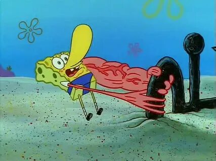 YARN MuscleBob BuffPants - SpongeBob SquarePants S01E11 popu