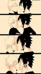 Sasunaru : Kiss me by Choko17 on deviantART Naruto e sasuke,